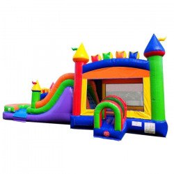 IMG 6300 1681790396 Mega Rainbow Bounce/Slide - Dry Combo