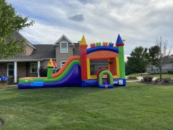 IMG 6350201 1681790396 Mega Rainbow Bounce/Slide - Dry Combo